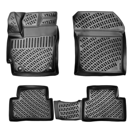 Set covorase auto cauciuc tip tavita pentru toyota corolla xii (e210. ea10. eh10) sedan 2018-