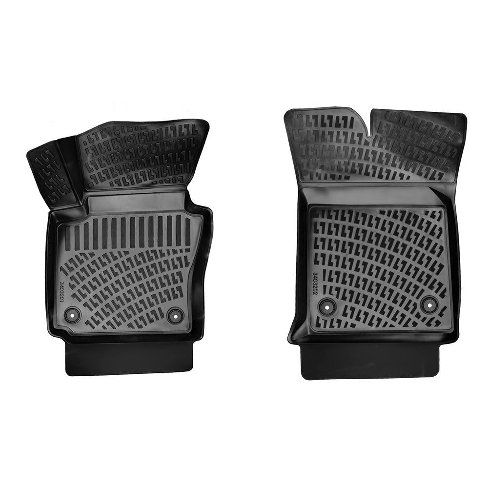 Set covorase auto cauciuc tip tavita pentru vw caddy iii panelvan (fata) 2004-2020
