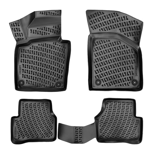Set covorase auto cauciuc tip tavita pentru vw passat b7 2010-2015