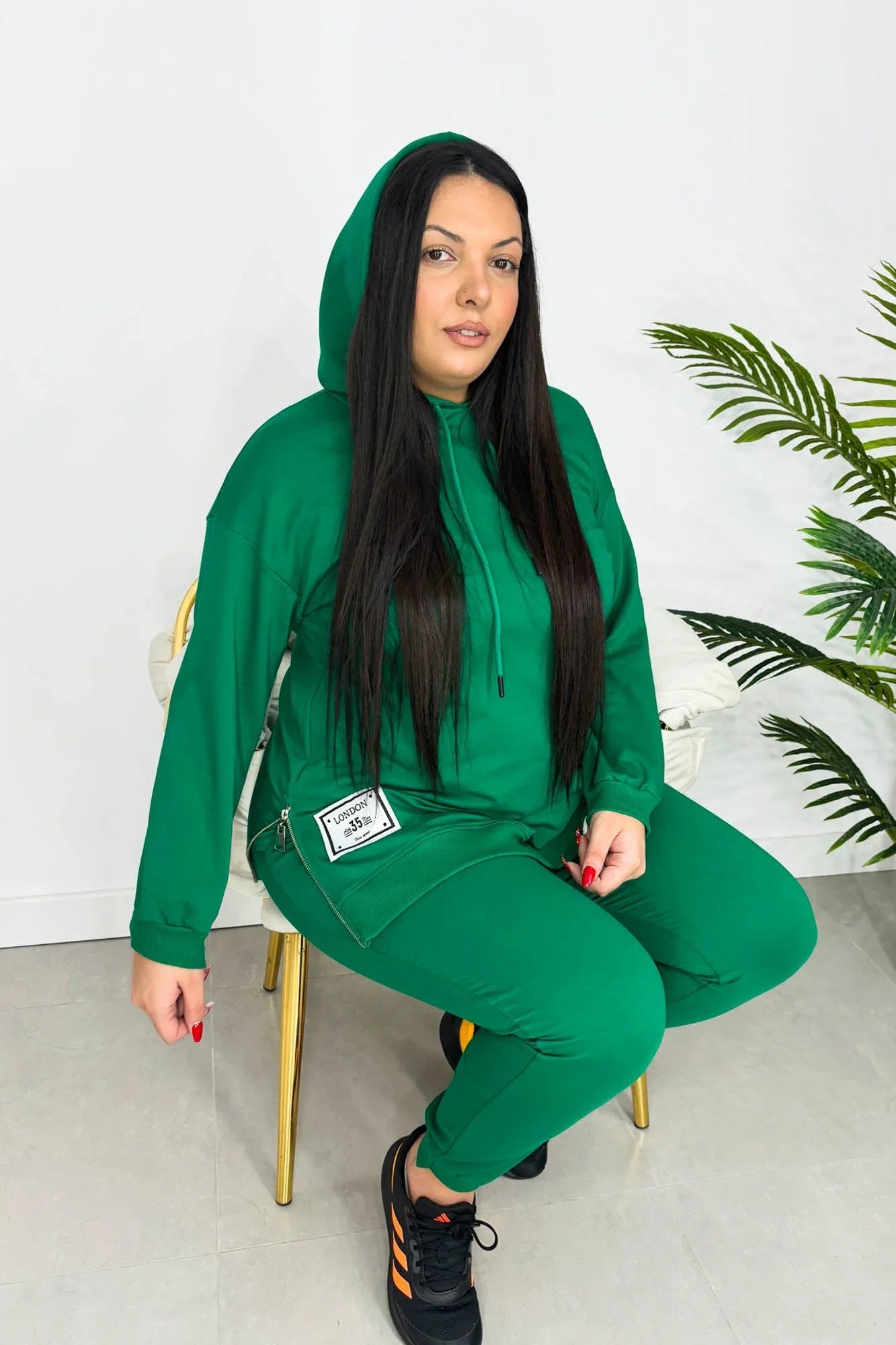 Trening dama marimi mari cu gluga Rostory 3897-23