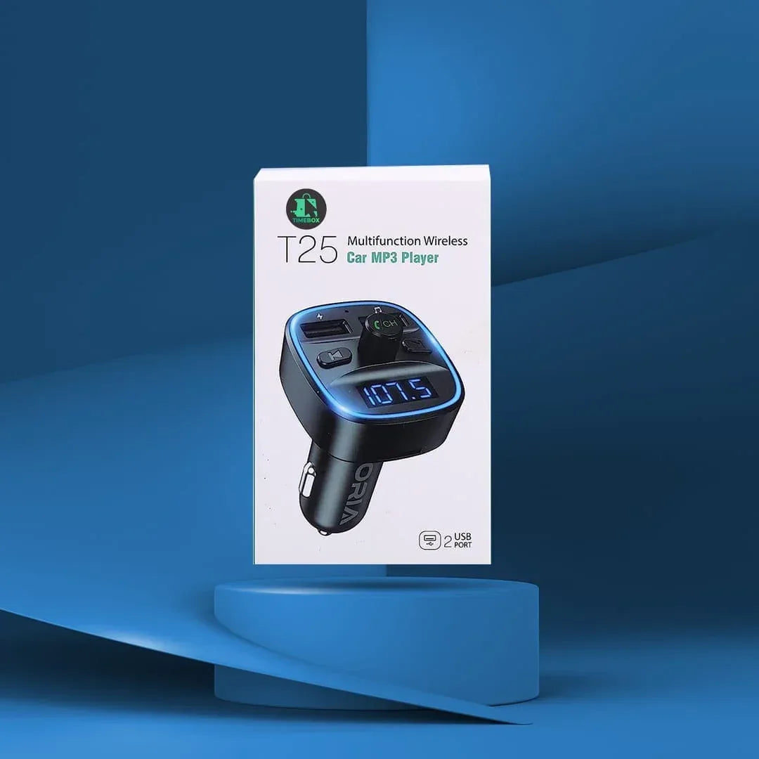 Modulator FM, Bluetooth 5,0, incarcator auto cu quickcharge 3,0, Port USB, Slot MicroSD, Ambient Light - 221.ro