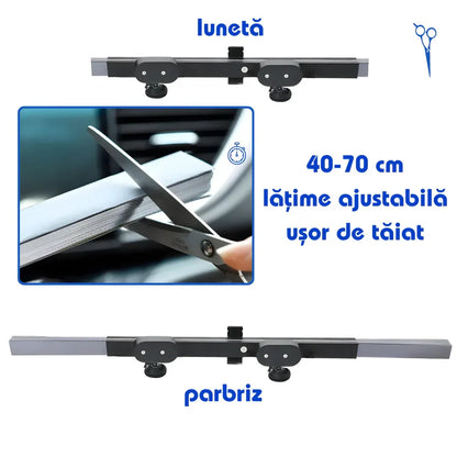 Parasolar Auto Retractabil pentru Blocarea Soarelui și Izolație Termică - 1 buc 70cm