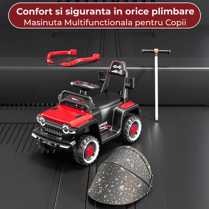 Masinuta electrica copii, Off-road, dubla sau simpla tractiune, Rosu