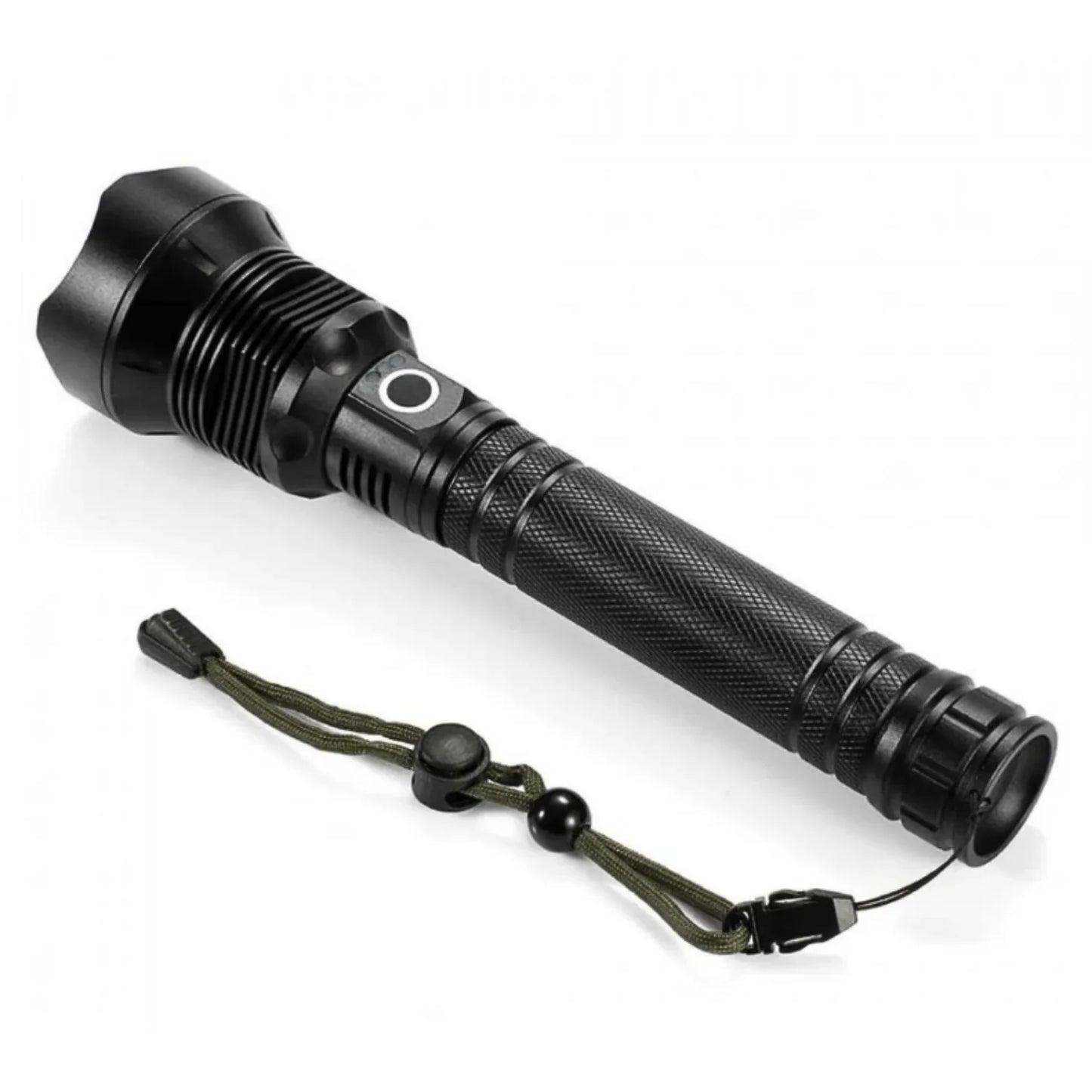 Lanternă Tactică LED XHP70 – 10.000 Lumeni, Zoom, 3 Moduri, USB Reîncărcabilă, Rezistență la Temperatură Scăzută, IPX5