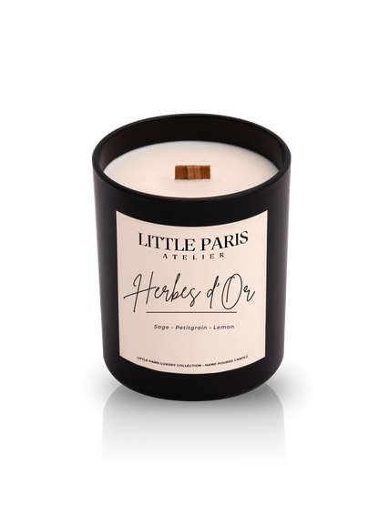 Lumânare parfumată Herbes d'Or - Salvie • Petitgrain • Lamaie