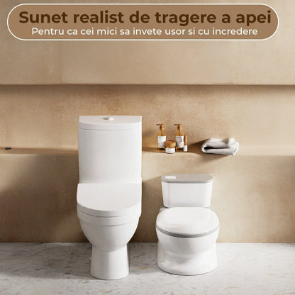 Toaleta cu Design Realist pentru Copii, Alb