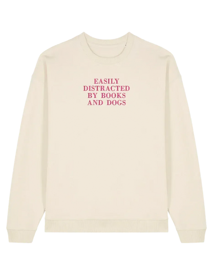Distracted sweatshirt bookish