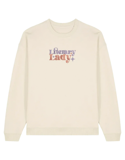 Lady sweatshirt bookish