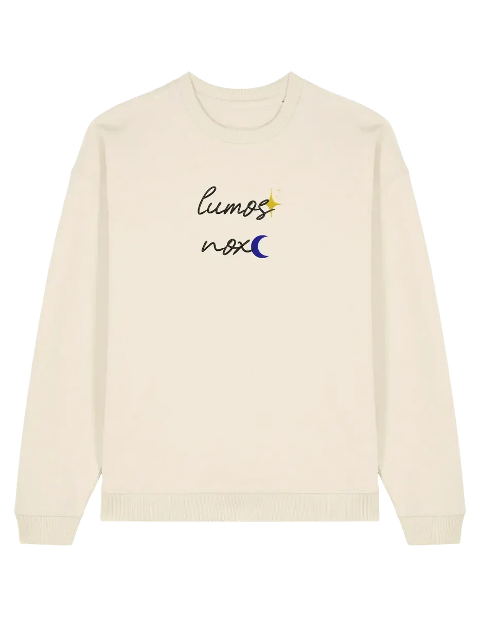 Lumos nox sweatshirt Harry Potter