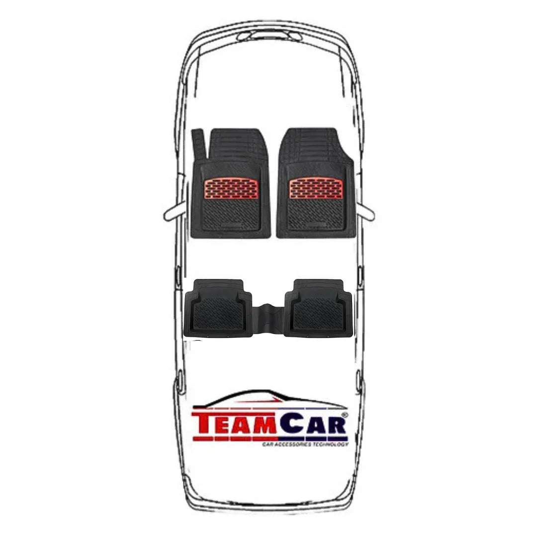 Covorașe auto Fiat Punto III (Grande Punto, Punto Evo) Red - 221.ro