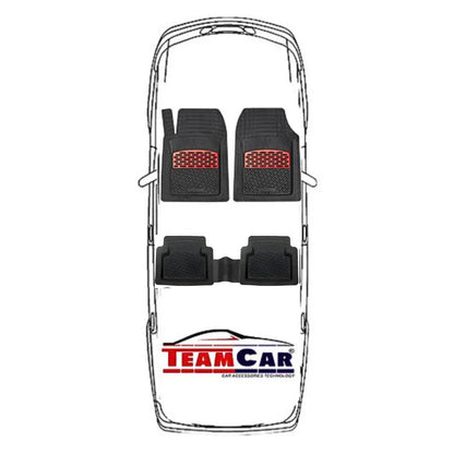 Covorașe auto Fiat Punto III (Grande Punto, Punto Evo) Red - 221.ro