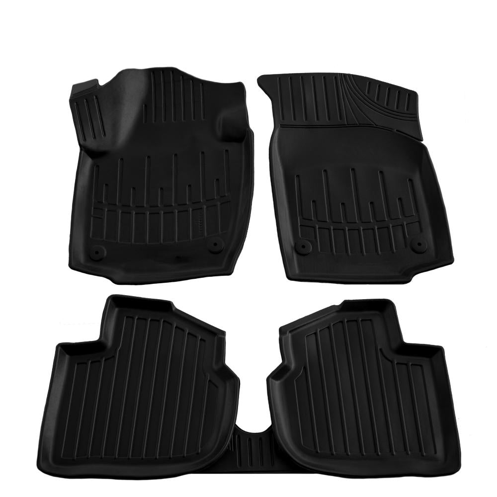 Set covorase auto cauciuc tip tavita pentru skoda rapid (2012-2019)