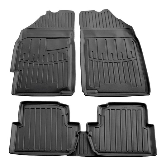Set covorase auto cauciuc tip tavita pentru chevrolet spark (m300) (2009-2015)
