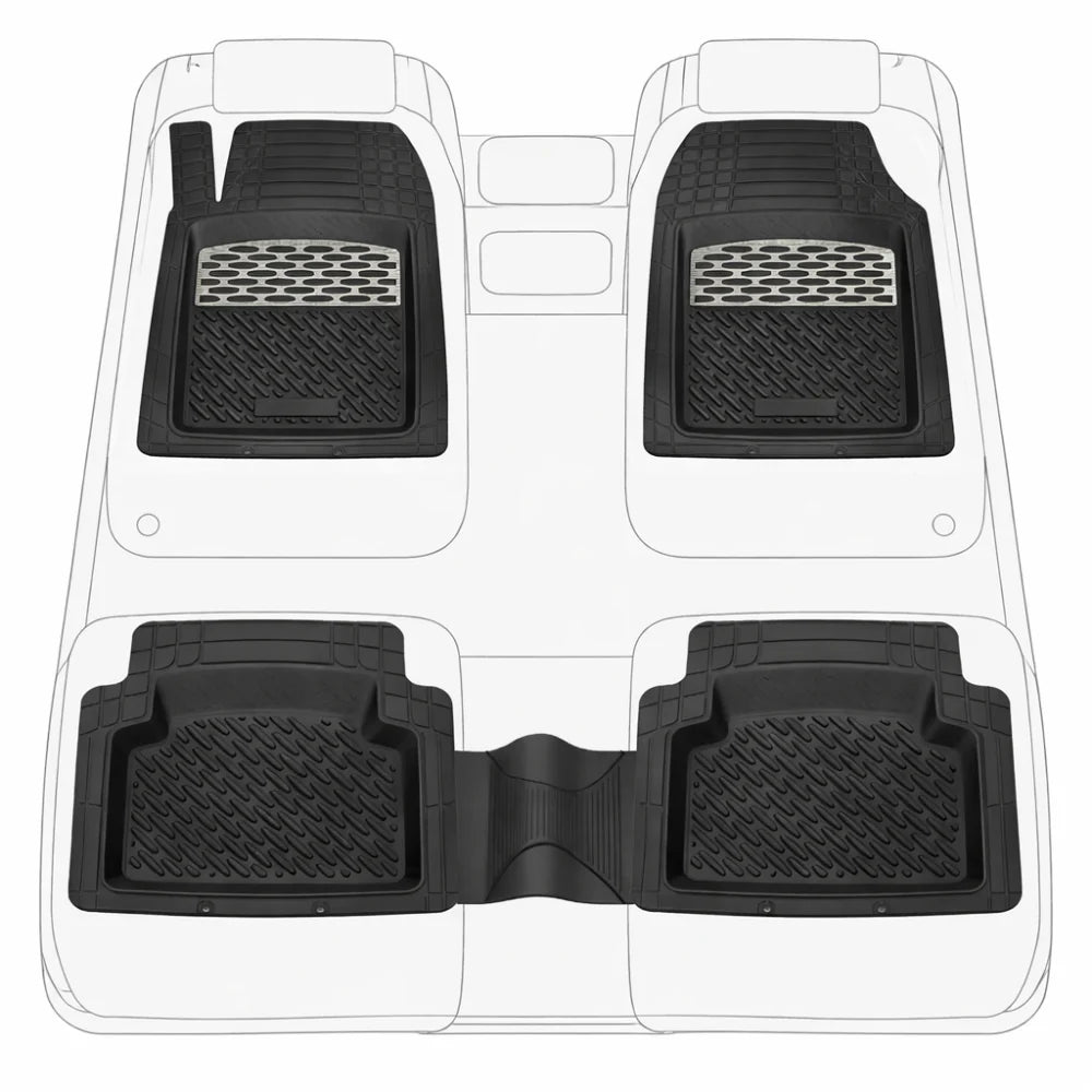 Covorașe Auto Tip Tăviță Compatibile Volkswagen Phaeton II - Silver