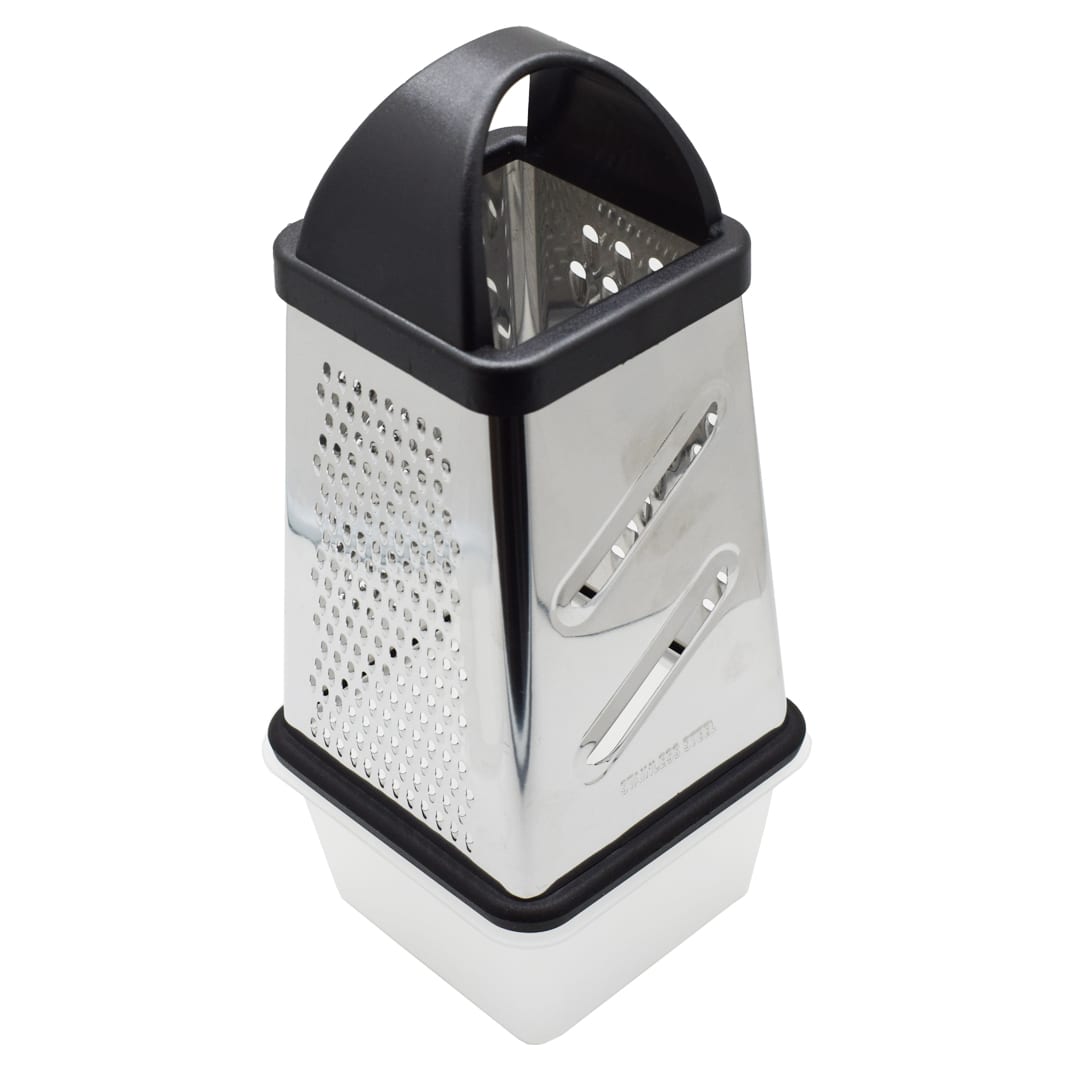 Razatoare cu recipient, 4 fete, din Otel Inoxidabil, Naimeed D1004, 24.5 x 12.5 cm