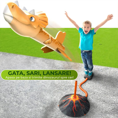 Set Dino Blasters, 100% Activare prin Saritura, Rachete din Spuma pentru Copii 3