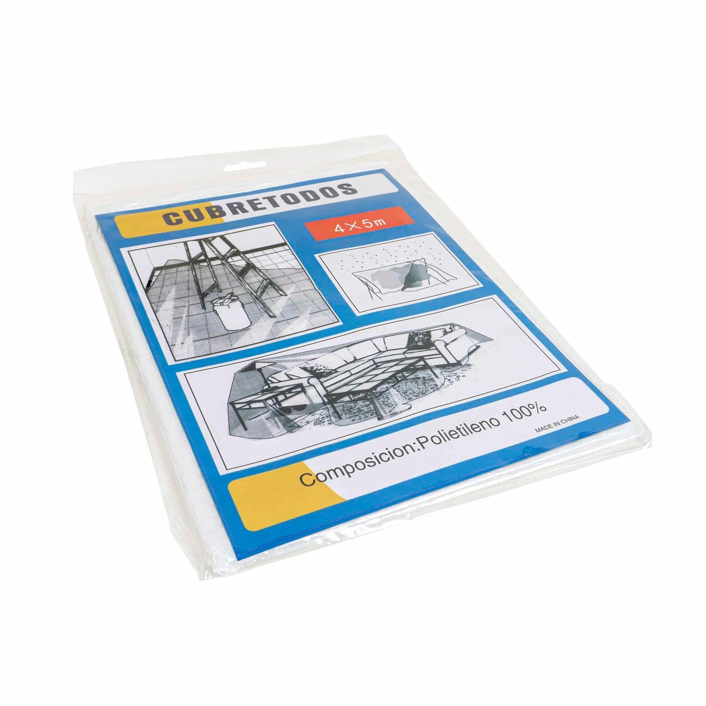 Folie protectie pentru zugrav, 4x5m Z-TOOLS / 4075 - 221.ro
