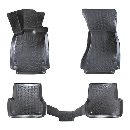 Set covorase auto cauciuc tip tavita pentru audi a6 c7 (4g) 2011-2015 / c7 facelift 2015-2018