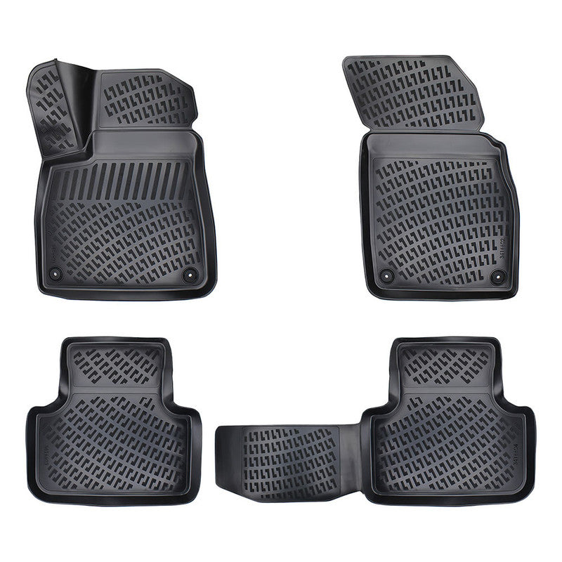 Set covorase auto cauciuc tip tavita pentru audi q7 ii (4m) 2015-