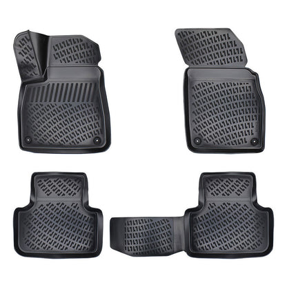 Set covorase auto cauciuc tip tavita pentru audi q7 ii (4m) 2015-