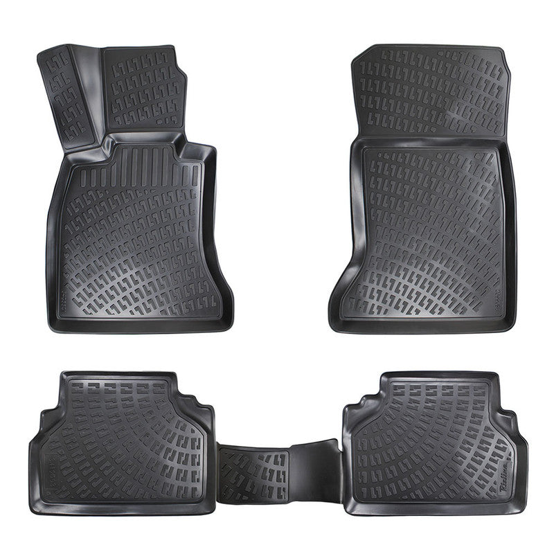 Set covorase auto cauciuc tip tavita pentru bmw 5 vi f10 / f11 / f07 / f18 2010-2013