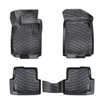 Set covorase auto cauciuc tip tavita pentru chevrolet aveo ii 2012-2020