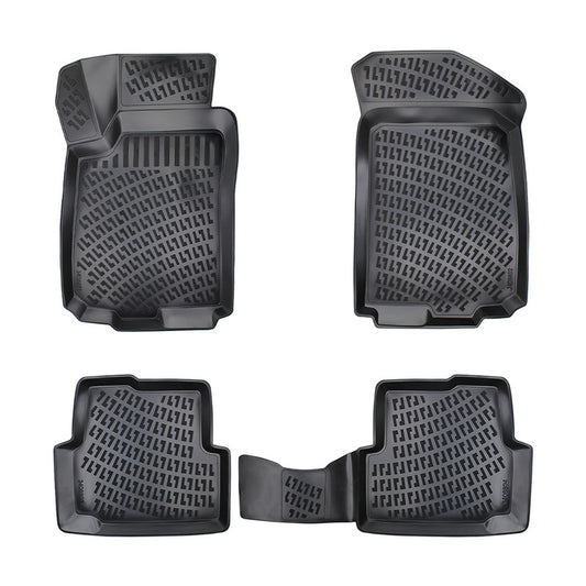 Set covorase auto cauciuc tip tavita pentru chevrolet aveo ii 2012-2020