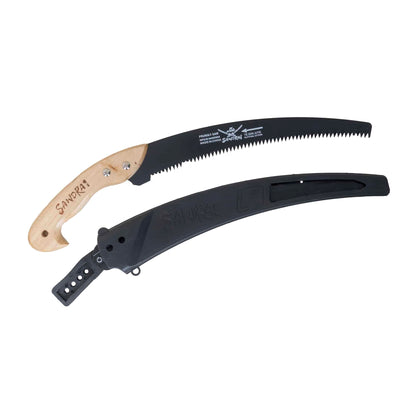 Fierastrau pomi + teaca, cu maner lemn / 4192