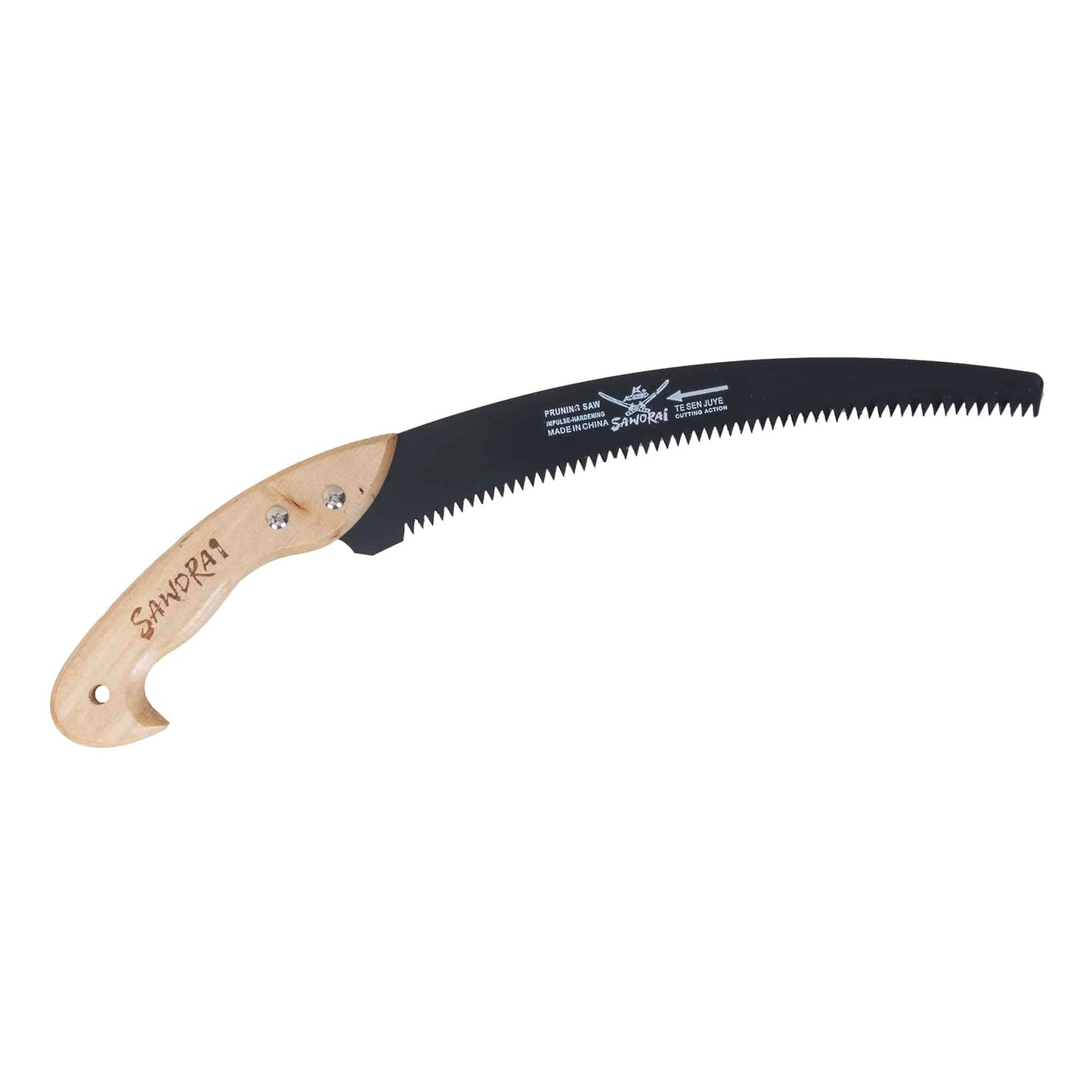 Fierastrau pomi + teaca, cu maner lemn / 4192