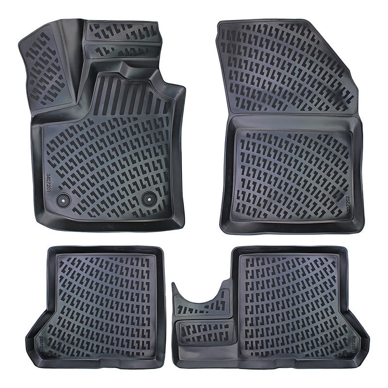Set covorase auto cauciuc tip tavita pentru dacia dokker 2012-2021
