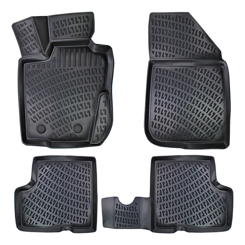 Set covorase auto cauciuc tip tavita pentru dacia duster 4x2 (hs) 2010-2017