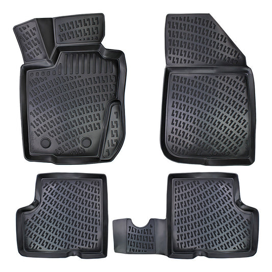 Set covorase auto cauciuc tip tavita pentru dacia duster 4x2 (hs) 2010-2017