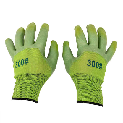 Set 12 buc manusi tricotate cu strat protector din latex / 4246_1