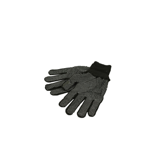 Set 12 buc, manusi protectie nr 10 cu buline din cauciuc / 4248