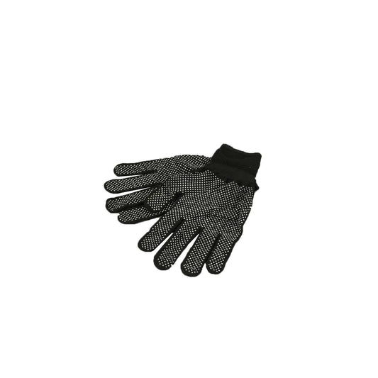 Set 12 buc, manusi protectie nr 10 cu buline din cauciuc / 4248_1
