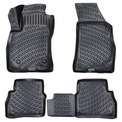 Set covorase auto cauciuc tip tavita pentru fiat doblo (facelift) 2015-2022