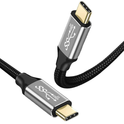 Cablu de date si Incarcare Rapida Timebox, Type-C la Type-C, 100W, 2m, USB3