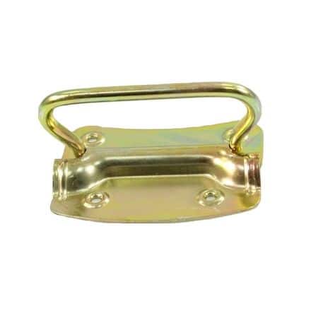 Maner metalic cu piedica pentru stupi, 9 cm / 4311