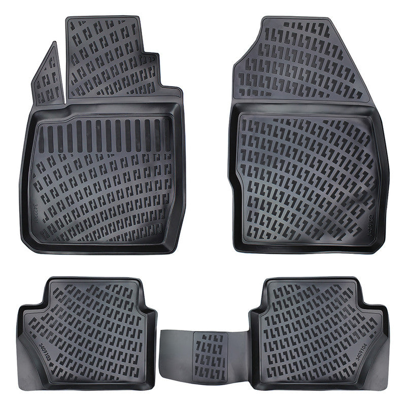 Set covorase auto cauciuc tip tavita  pentru ford fiesta v 2002-2008
