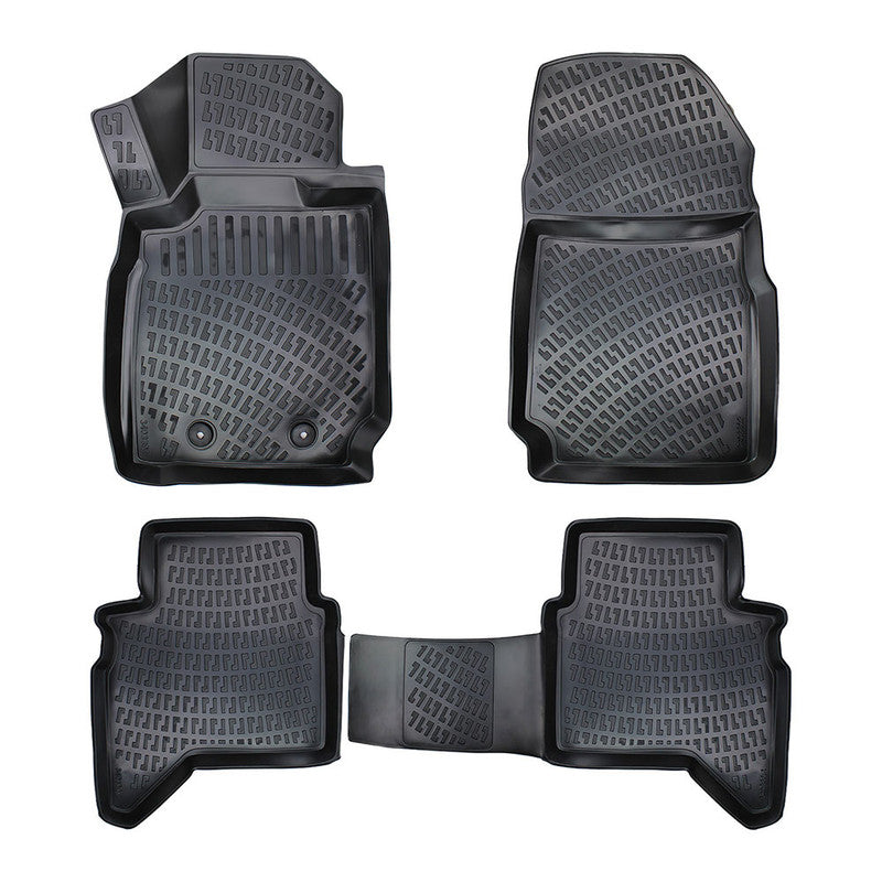 Set covorase auto cauciuc tip tavita pentru ford ranger i / facelift 2011-2015 / 2015-2018
