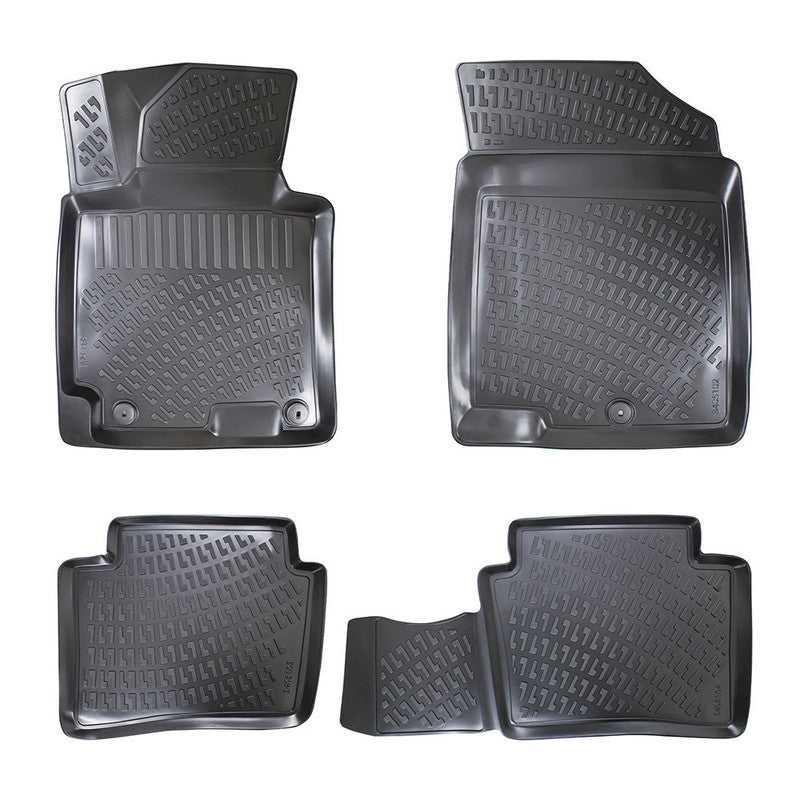 Set covorase auto cauciuc tip tavita pentru hyundai elantra v 2010-2015