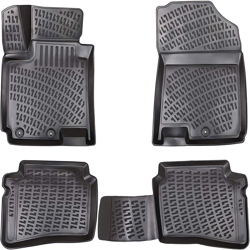 Set covorase auto cauciuc tip tavita pentru hyundai i20 ii (gb/ib) 2014-2020
