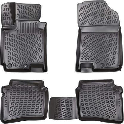Set covorase auto cauciuc tip tavita pentru hyundai i20 ii (gb/ib) 2014-2020