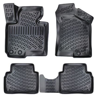 Set covorase auto cauciuc tip tavita pentru hyundai ix35 / tucson ii 2009-2015