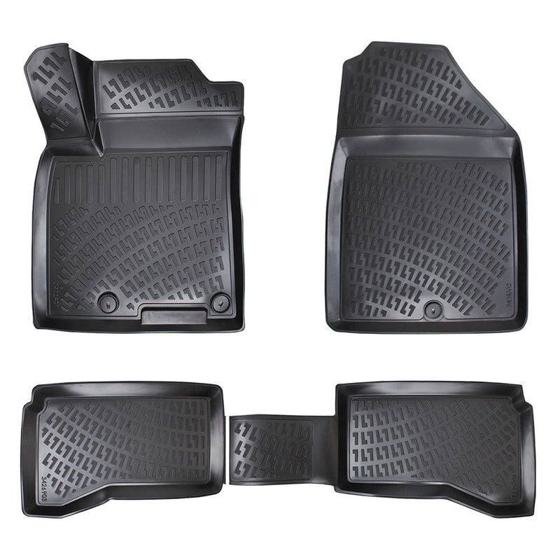 Set covorase auto cauciuc tip tavita pentru hyundai ioniq hybrid 2017-2021