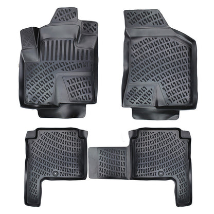 Set covorase auto cauciuc tip tavita pentru hyundai santa fe ii 2006-2012