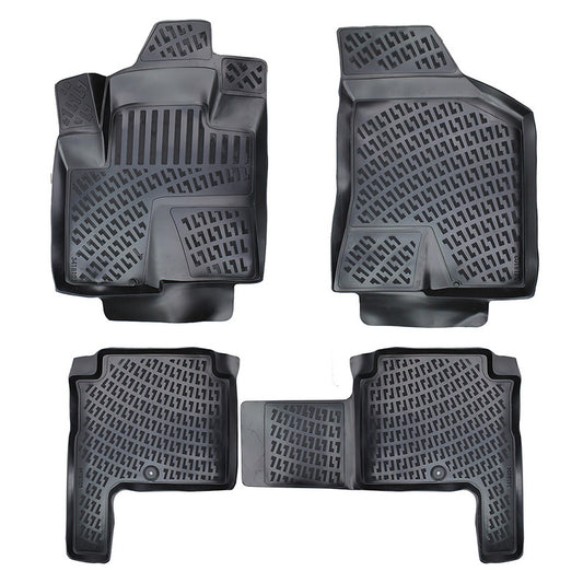 Set covorase auto cauciuc tip tavita pentru hyundai santa fe ii 2006-2012