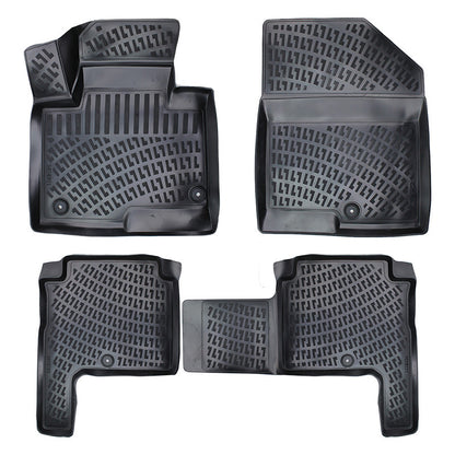 Set covorase auto cauciuc tip tavita pentru hyundai santa fe iii 2012-2018