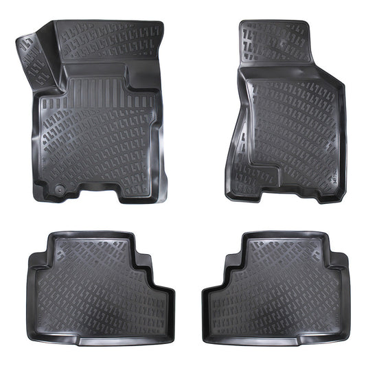 Set covorase auto cauciuc tip tavita pentru hyundai tucson i 2004-2009