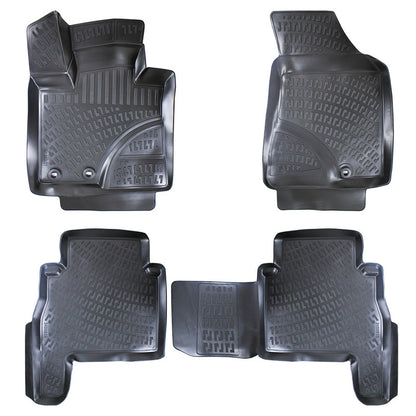 Set covorase auto cauciuc tip tavita pentru kia sorento ii 2010-2015